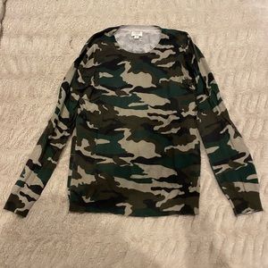 Like new JCrew camo sweater